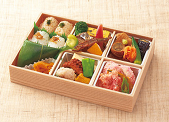 鶏甘酢餡かけ弁当